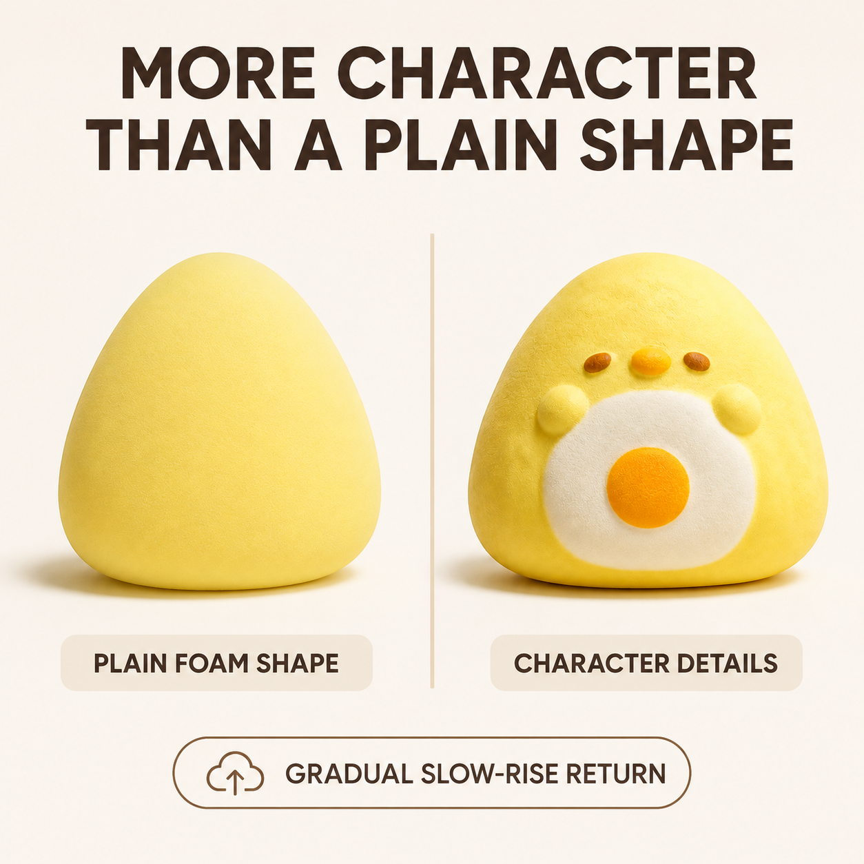 Rice ball chicken squishy feature comparison