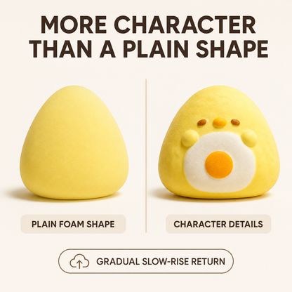Rice ball chicken squishy feature comparison