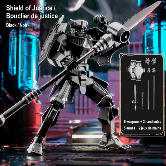 Shield of Justice articulated figure set in Black
