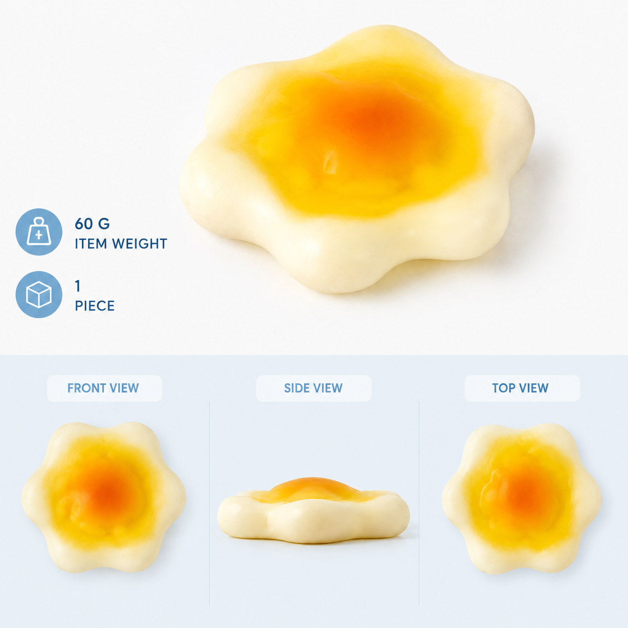 Soymilk fluid-filled sensory squeeze toy verified specifications