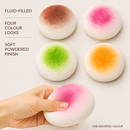 Sticky mochi bun sensory toy features