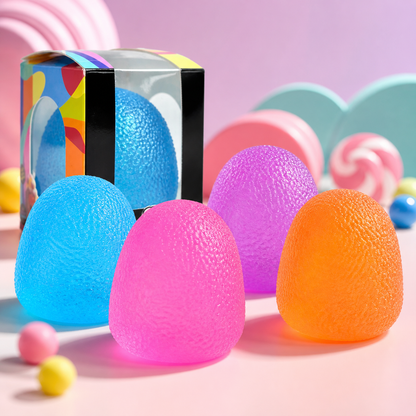 Boxed textured candy squishy in four colours