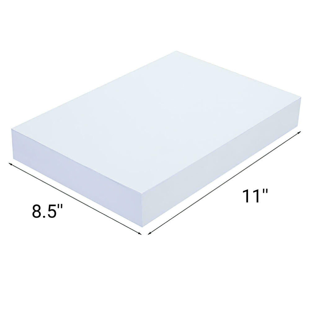 Moustache® Premium Copy Paper, 8.5" x 11", 80gsm, 95 Bright White, 500 Sheets/Ream