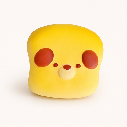 Toast Dog PU Squishy Toy - Default Title