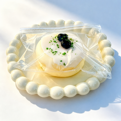 XL Soufflé Dessert Cake Squishy - Blueberry Matcha