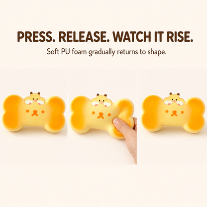 Yellow bone squishy press release and slow rise