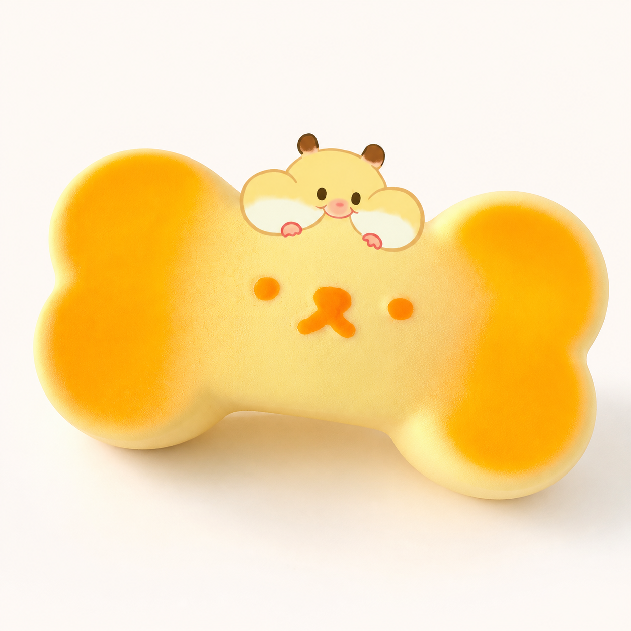 Yellow Bone PU Squishy Toy - Default Title