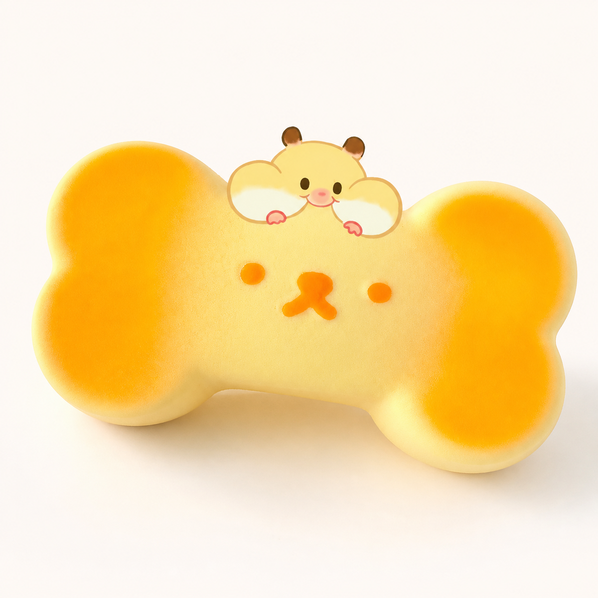 Yellow Bone PU Squishy Toy - Default Title
